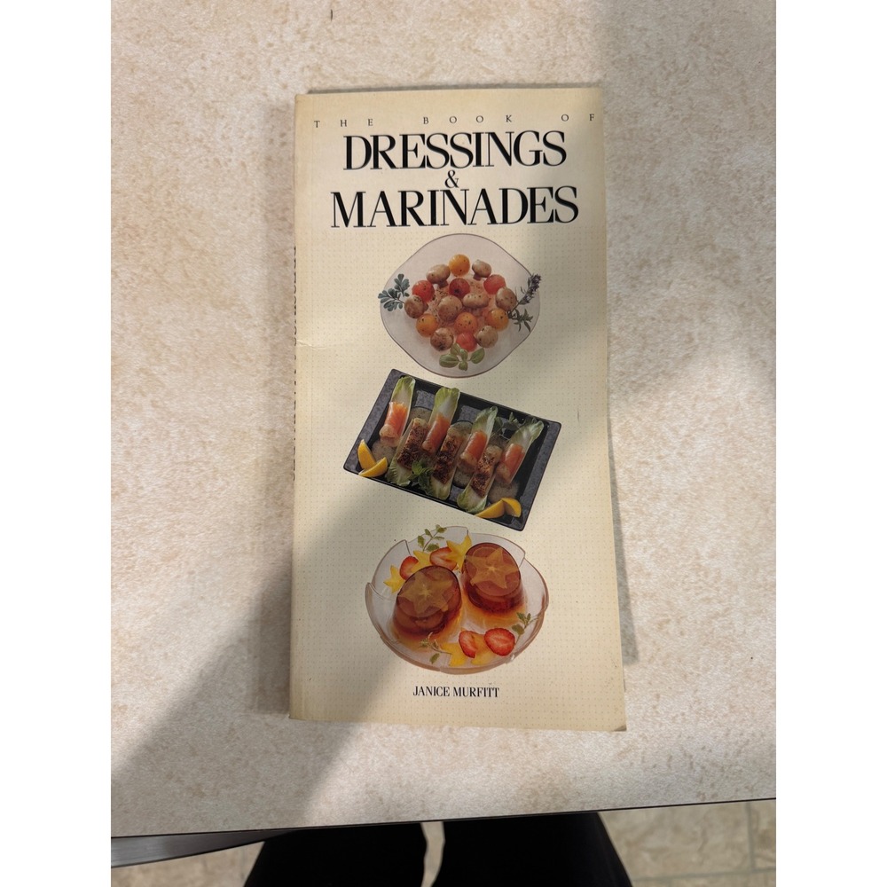 The Book of Dressings & Marinades Janice Murfitt HPBooks 1989 Vintage Cookbook
